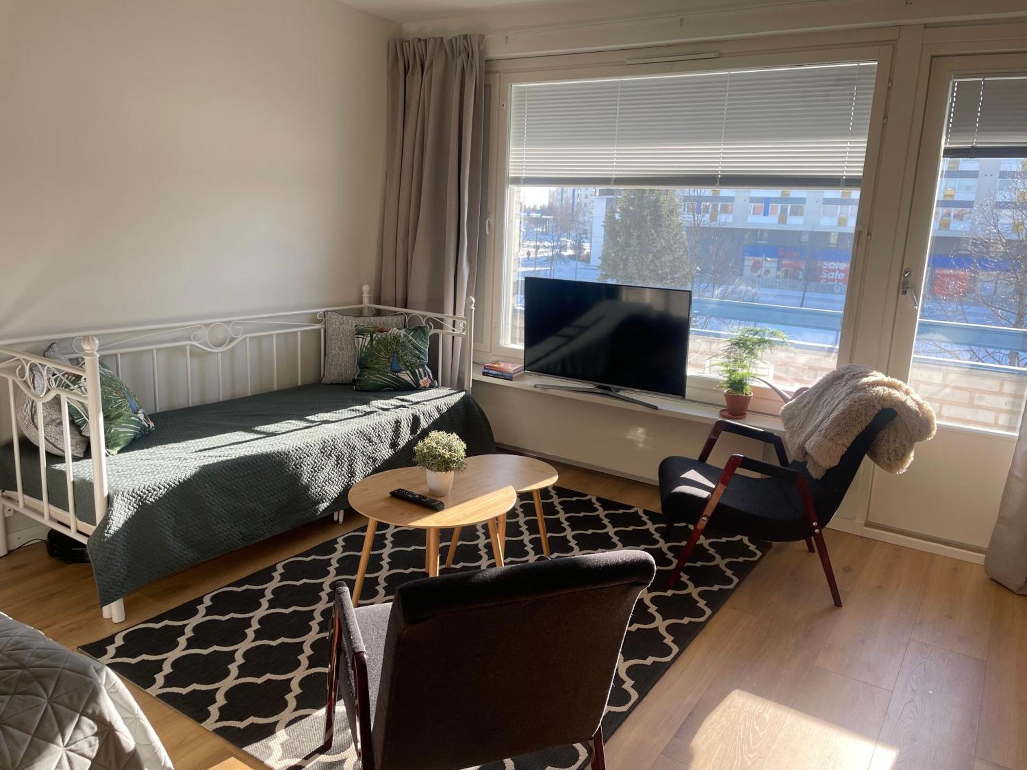 Ferienwohnung Kiva Majoitus 1-4Hloe, 500M Keskustaan, Parkkipaikka Oulu Exterior foto